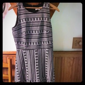 Sleeveless high waisted swing dress